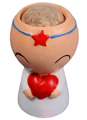 Сувенир растущая травка ангелочек 4 вида (8х4,7) (643031)