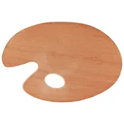 Палитра овальная, 20 х 30 см