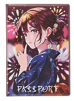 Обложка для паспорта Аниме Девушка на фестивале (ОП2023-404)