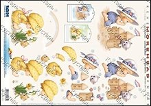 Аппликация бумажная вырубная серии "Морхедс" (G82136) Отпуск