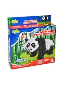 3D Мягкий конструктор Панда (BEB0706-003) (72 дет.) (Bebelot) (3+)