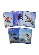 Тетрадь в клетку Silwerhof, Extreme sports, 48 листов, в ассортименте