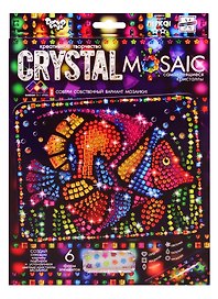 Набор для творчества ДАНКО-ТОЙС Crystal Mosaic Рыбка