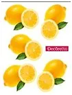 Наклейки для дома, Декоретто, Лимонный вкус