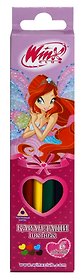 Карандаши цветные 06цв "WINX CLUB" трехгранные, к/к, подвес, WINX