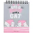 Скетчбук А6 40л "Игривые котята" 120г/м2, тв.обложка, спираль - 0
