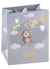 Пакет А5 23*18*10 "Hello, baby" дет., бум.мат.ламинат 