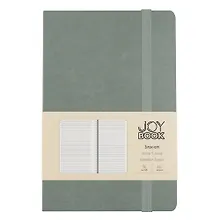 Записная книжка «Мятное мороженое» А6, 96 листов в линейку, экокожа, Joy Book