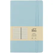 Книга для записей А5 96л лин. "Joy Book. Весеннее небо" иск.кожа, тв.переплет, ляссе, резинка, инд.уп.