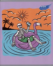 Тетрадь общая «DIY Collection. Skeletons», 96 листов в клетку, А5, в ассортименте - Listoff