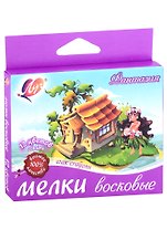 Восковые мелки Фантазия, 12 цветов,масляная основа, Луч