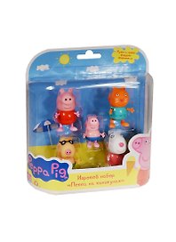 Набор фигурок Пеппа на каникулах (30764) (5 фигурок) (3+) (Peppa Pig)