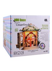 Интерьерный конструктор Румбокс «Свадебный фонарик», 13х13х16 см, Mini House DIY