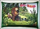 Подушка декоративная антистресс Маша и Медведь (2589/ЗЛ-2) (40 см)