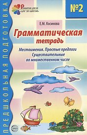 Грамматическая тетрадь №2 для занятий с дошкольниками: Местоимения. Простые предлоги. Существительные во множественном числе