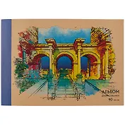 Альбом для рисования Listoff, "Акварельный рисунок", А4, 40 листов, на склейке