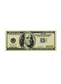 Сувенир Наклейка 100 $ уп. 20шт. NA0000002