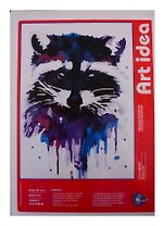 Картина по номерам Art Idea 21*29,7см. Енот MINIA40171