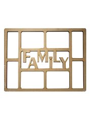 Фоторамка из МДФ Family (2150416) (28х37см) (игрушка из дерева) (упаковка)