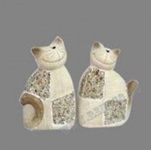 Фигурка декоративная Кошка (172724) (9х5х14) (2 вида)