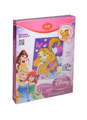 Набор для росписи по холсту Рапунцель (Disney Принцесса) (53691) (24х18см) (Делай с мамой) (7+) (коробка)