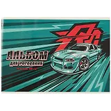 Альбом для рисования Феникс+, "Зеленое авто", А4, 12 листов