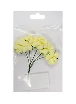 Гвоздики, набор 5шт, d=2,5см, желтые