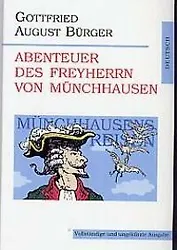 Abenteuer des freyherrn von Munchhausen (Приключения барона Мюнхгаузена), на немецком языке