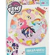 Пазл Origami Пони Часы.77Эл.Волшебные подружки. + 4 магнита.05082