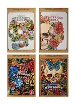 Блокнот Череп металлическая обложка (10х15)