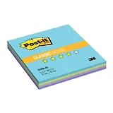 Бумага для заметок с клеевым краем Post it, 76х76мм, радуга акватик (голубой), 4цв., 100л., 654-RB-AQ-RU
