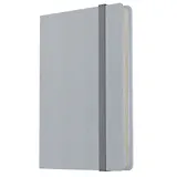 Записная книжка А7 80л лин. "Joy Book. Туманное утро" иск.кожа, тонир.блок, скругл.углы, ляссе, резинка, карман на задн.форзаце