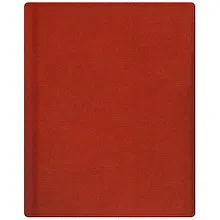 Ежедневник недат. А5 152л "Classic" Темно-красный (рельеф), иск.кожа, поролон, тон.бумага, справ.мат-лы, ляссе, Listoff