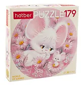 Пазл "Пушистики"  круглый 179 элементов 30 см