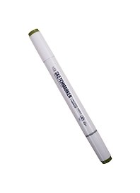Маркер двухсторонний Оливковый зеленый, спирт.основа, цв.G30, Sketchmarker