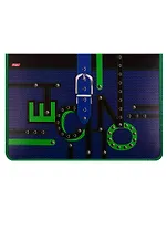 Папка для тетрадей А4 "Техно" молния с трех сторон, откид.планка, инд.уп.