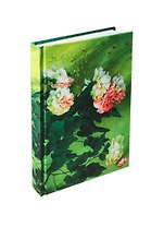 Ежедневник недат. А5 128л "Цветы. Классика стиля" 7БЦ, мат.ламинация "мокрый шелк", ляссе, резинка, Listoff