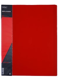 Папка 60ф А4 "STANDARD" пластик 0,7мм, красная 