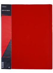 Папка 60ф А4 "STANDARD" пластик 0,7мм, красная 