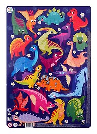 Пазл «Динозавры» 53 элемента, в рамке, Dodo