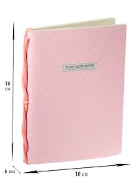 Записная книжка «Pure notebook» А6, 58 листов, сшивка