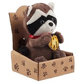 Мягкая игрушка Енот с банданой и печенькой 13,5см 12-01570-raccoon - 1