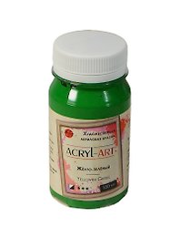 Краска акриловая "Акрил-Арт" желто-зел.,100мл,банка, Таир