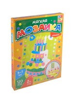 Мягкая мозаика Коллаж Торт (VT2301-07) (120 мяг. накл.) (2мм) (3-7л.) (коробка)