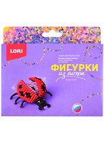 Набор для творчества ТМ Lori Фигурки из бисера "Божья коровка" Бис-097
