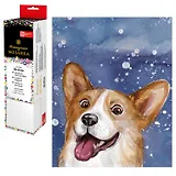 Набор для творчества. Алмазная мозаика "Веселый корги", 20 х 25 см