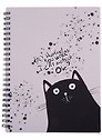Тетрадь общая «Hey human. Кот», 80 листов в клетку, А5 - Be Smart