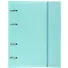 Тетрадь 120 листов, клетка, "Canvas" бирюза, на кольцах, на резинке - 0