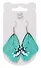 Сережки Крылья бабочки (зеленые) (акрил) (12-9165-202407-B4) - 1