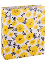 Папка архивная А4 Hyper "Хризантемы",  80 мм